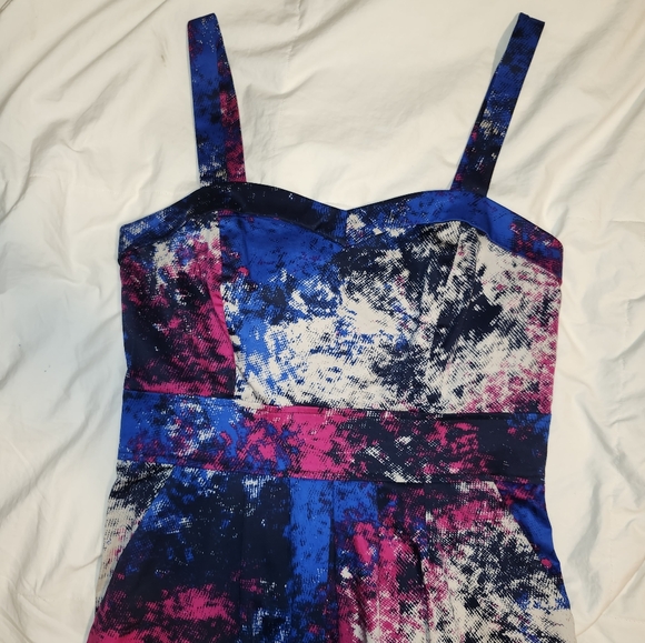 Dynamite midi dress with pockets and bodice sz med - Picture 14 of 15